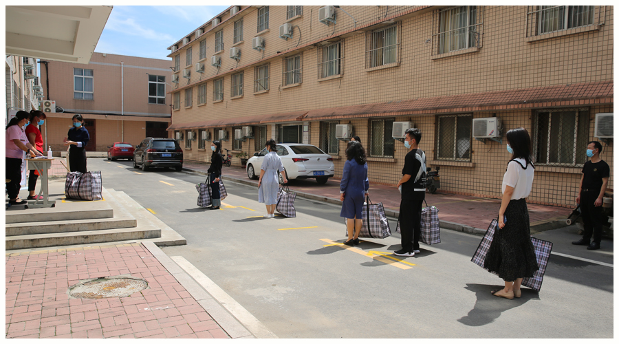 我校开展2021年秋季开学疫情防控演练