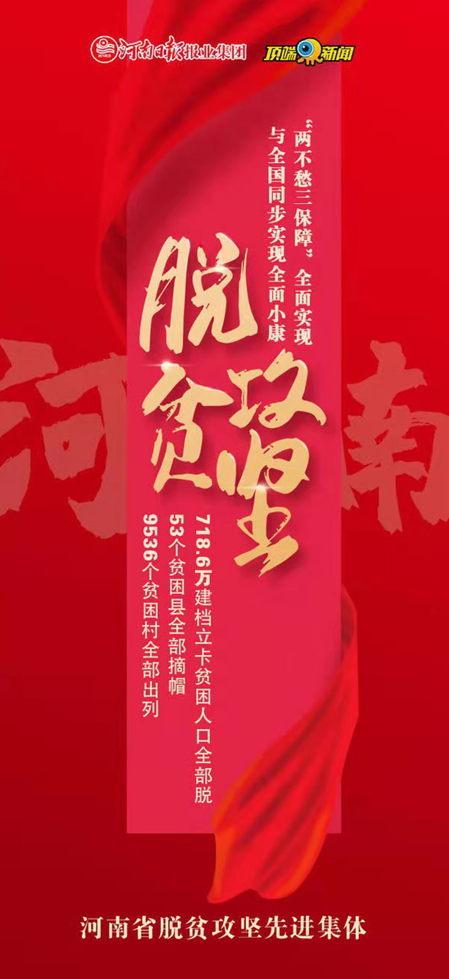 喜报!我校获得河南省脱贫攻坚先进集体荣誉称号 喜报!我校获得河南省脱贫攻坚先进集体荣誉称号
