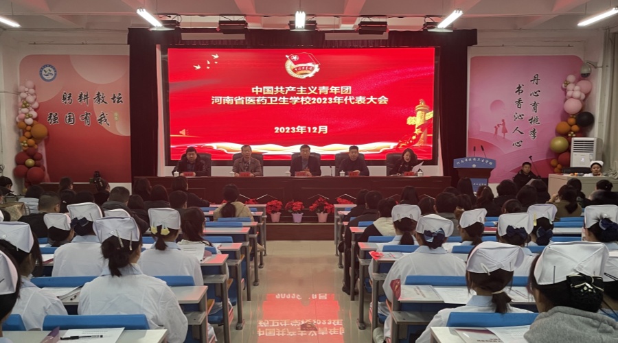 我校召开共青团河南省医药卫生学校2023年代表大会 我校召开共青团河南省医药卫生学校2023年代表大会