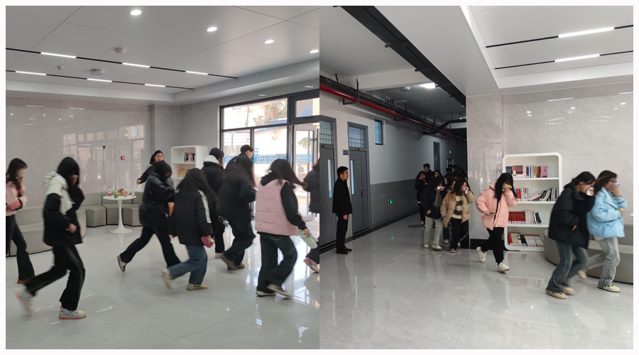 我校开展消防应急疏散和防震应急避险演练活动 我校开展消防应急疏散和防震应急避险演练活动