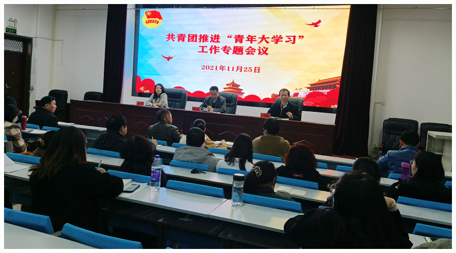 我校召开“青年大学习”工作推进会 我校召开“青年大学习”工作推进会